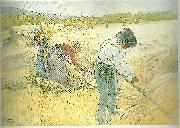 Carl Larsson ragskarningen oil painting reproduction